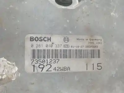 Second-hand car spare part ecu engine control for fiat stilo (192) 1.9 jtd cat oem iam references 0281010337  73501237