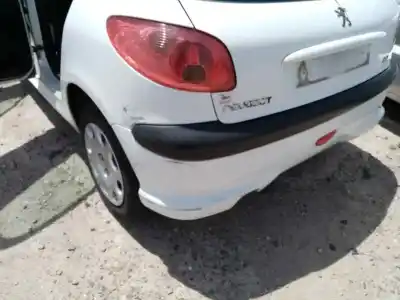 Second-hand car spare part rear bumper for peugeot 206 berlina e-music oem iam references   