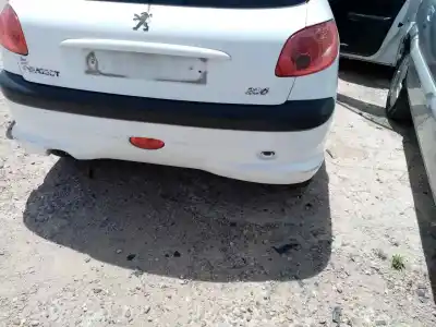Second-hand car spare part rear bumper for peugeot 206 berlina e-music oem iam references   
