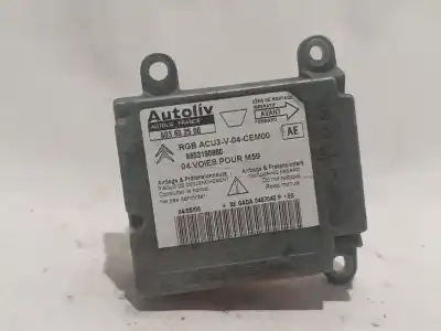Second-hand car spare part airbag control unit for citroen berlingo 1.9 d multispace oem iam references 603602500