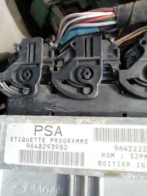 Pièce détachée automobile d'occasion calculateur moteur ecu pour citroen c3 1.4 références oem iam   9642222380