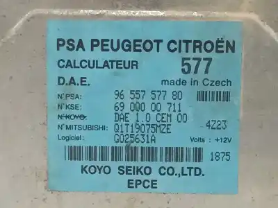 Second-hand car spare part electronic module for citroen c3 1.4 hdi exclusive oem iam references 6900000711  9655757780