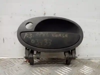 Second-hand car spare part exterior left front door handle for opel corsa c corsavan oem iam references 09201063