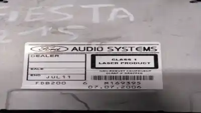 Piesă de schimb auto la mâna a doua sistem audio / cd radio casetofon pentru ford fiesta (cbk) trend referințe oem iam 6s61-18c815-ag  6s6118c815ag