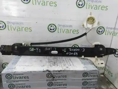 Second-hand car spare part rear right window regulator for seat toledo (5p2) sport oem iam references 