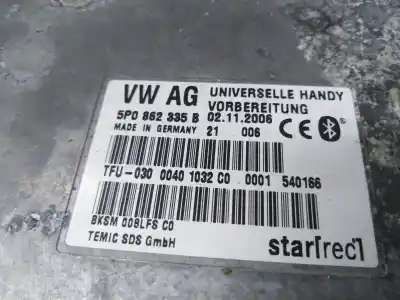 Second-hand car spare part electronic module for seat toledo (5p2) sport oem iam references   5p0862335b