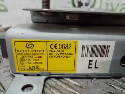 Second-hand car spare part electronic module for ssangyong rodius 2.7 turbodiesel cat oem iam references 87161-21100  97ra-010035