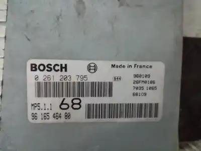 Second-hand car spare part ecu engine control for citroen xantia berlina oem iam references  0261203795 9616546480