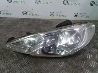 Second-hand car spare part LEFT HEADLIGHT for PEUGEOT 206  OEM IAM references   