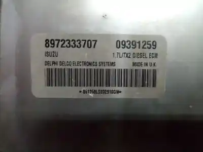 Автозапчасти б/у блок управления двигателем за opel corsa c club ссылки oem iam  09391259 8972333707