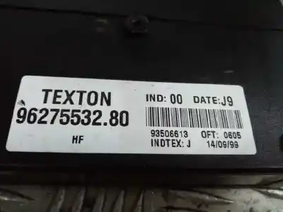 Peça sobressalente para automóvel em segunda mão módulo eletrônico por citroen berlingo 1.9 d multispace referências oem iam  93506613 9627553289