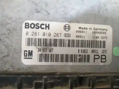 Second-hand car spare part ecu engine control for opel astra g caravan comfort oem iam references   0281010267