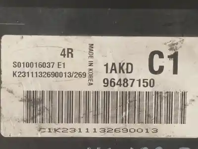 Second-hand car spare part ecu engine control for daewoo tacuma (u100) 1.6 oem iam references 96487150  s010016037