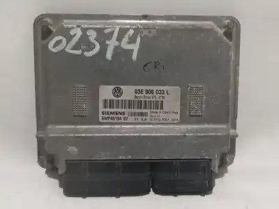 Peça sobressalente para automóvel em segunda mão centralina de motor uce por volkswagen polo (9n1) conceptline referências oem iam 5wp4019407