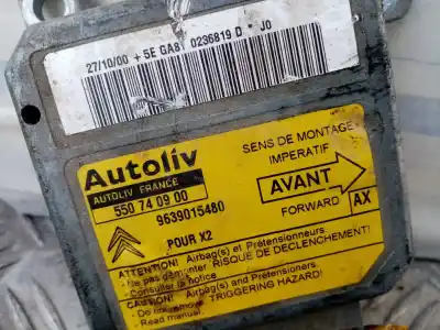 Peça sobressalente para automóvel em segunda mão centralina de airbag por citroen xantia berlina referências oem iam  9639015480 550740900