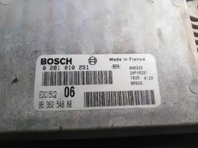 Peça sobressalente para automóvel em segunda mão centralina de motor uce por citroen xantia berlina referências oem iam 