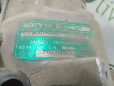 Second-hand car spare part air conditioning compressor for renault twingo (co6) 1.2 oem iam references  7700106069 1763708844