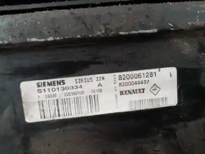 Second-hand car spare part ecu engine control for renault clio ii fase i (b/cbo) 1.4 alize 75 cv / 55 kw oem iam references 8200061281 s110130334 8200044437