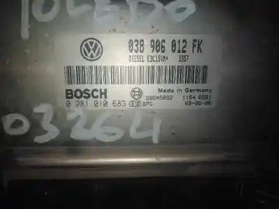 Автозапчасти б/у блок управления двигателем за seat toledo (1m2) signo ссылки oem iam  038906012fk 0281010683