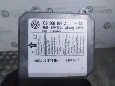 Автозапчастина б/у блок управління подушками безпеки для seat toledo (1m2) signo посилання на oem iam 1c0909605a 0034jd1py09m 5wk43122