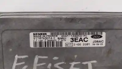 Second-hand car spare part ecu engine control for ford fiesta (cbk) trend oem iam references 6s61-12a650-pc  s118763016c