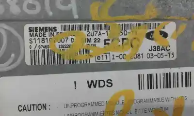 Second-hand car spare part ecu engine control for ford fiesta (cbk) trend oem iam references s118107007d  