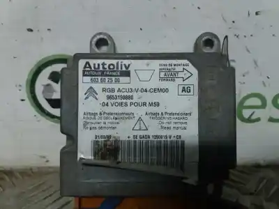 Peça sobressalente para automóvel em segunda mão centralina de airbag por citroen berlingo * referências oem iam 603602500  9653190880