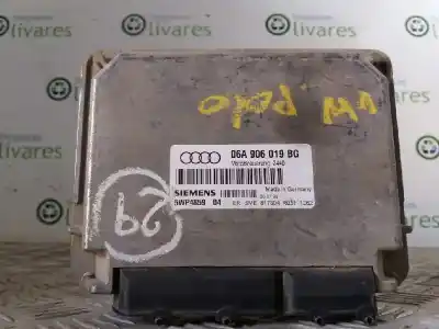 Peça sobressalente para automóvel em segunda mão centralina de motor uce por volkswagen polo (9n1) conceptline referências oem iam 06a906019bg
