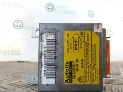 Peça sobressalente para automóvel em segunda mão centralina de airbag por citroen xsara berlina 1.9 diesel referências oem iam 9633621380