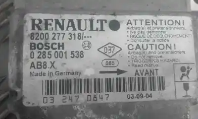 Автозапчасти б/у блок управления подушками безопасности за RENAULT CLIO II FASE II (B/CB0) Generique ссылки OEM IAM 0285001538  