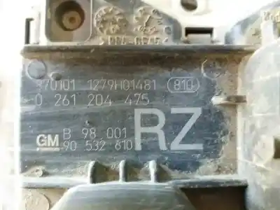 Second-hand car spare part ecu engine control for opel corsa b edition 2000 oem iam references 0261204475 90532610 1279h01481