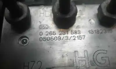 Peça sobressalente para automóvel em segunda mão abs por opel corsa c essentia referências oem iam 93192621