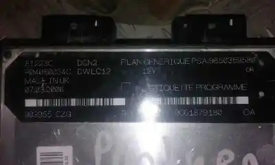 Автозапчасти б/у блок управления двигателем за citroen berlingo 1.9 d multispace ссылки oem iam 9650359580  9661879180