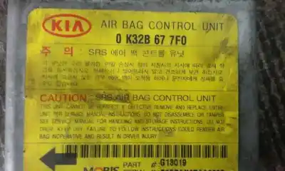 Second-hand car spare part airbag control unit for kia rio * oem iam references 0k32b677f0  