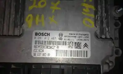 Second-hand car spare part ecu engine control for peugeot 207 confort oem iam references   0281012467