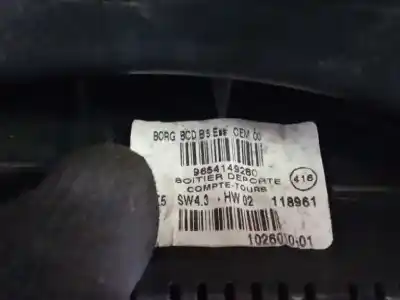 Second-hand car spare part multifunction display for citroen c4 berlina collection oem iam references   9654149280