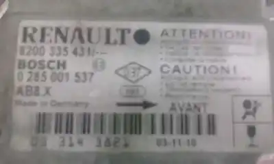 Автозапчасти б/у комплект подушки безопасности за renault clio ii fase ii (b/cb0) base authentique ссылки oem iam   