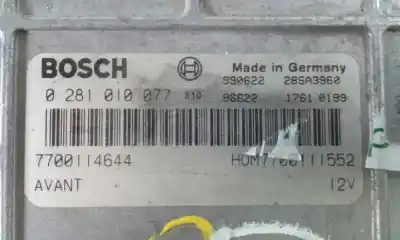 Автозапчасти б/у блок управления двигателем за renault clio ii fase ii (b/cb0) 1.5 dci diesel 65 cv / 48 kw ссылки oem iam 0281010077  780114644