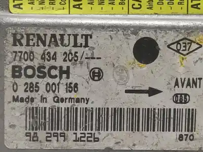 Автозапчастина б/у блок управління подушками безпеки для renault clio ii fase i (b/cbo) 1.9 d alize посилання на oem iam 0285001156  7700434205