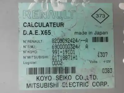 Second-hand car spare part ecu engine control for renault clio ii fase ii (b/cb0) 1.5 dci diesel oem iam references 8200092424  q1t17871m