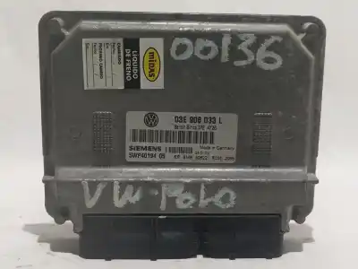 Peça sobressalente para automóvel em segunda mão centralina de motor uce por volkswagen polo (9n1) trendline referências oem iam 5wp4019405