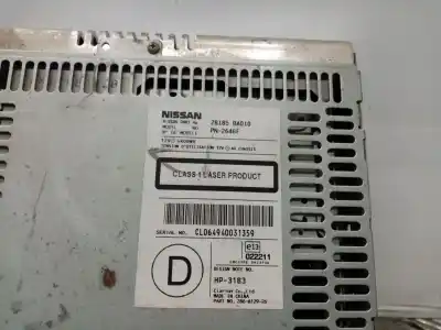 Автозапчастина б/у аудіо система / радіо cd для nissan primera berlina (p12) p12 посилання на oem iam 28185ba010  