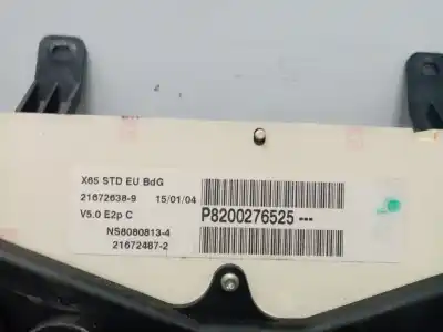 Second-hand car spare part dashboard for renault clio ii fase ii (b/cb0) authentique oem iam references p8200276525  