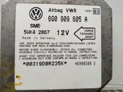 Автозапчастина б/у блок управління подушками безпеки для seat toledo (1m2) 1.9 tdi посилання на oem iam 600909605a  