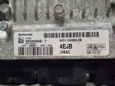 Second-hand car spare part ecu engine control for ford fiesta (cb1) trend oem iam references 5ws40584bt 8v2112a650eb 1540358