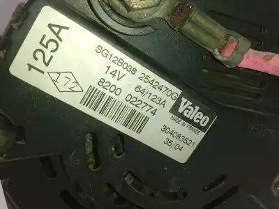Автозапчастина б/у генератор для renault clio ii (bb_, cb_) 1.5 dci посилання на oem iam sg12b038  2542470g