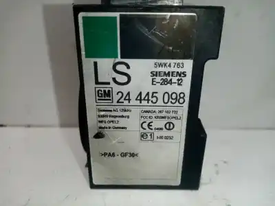 Peça sobressalente para automóvel em segunda mão COMUTADOR DE IGNIÇÃO por OPEL ZAFIRA A MONOSPACE (T98)  Referências OEM IAM 24445098  
