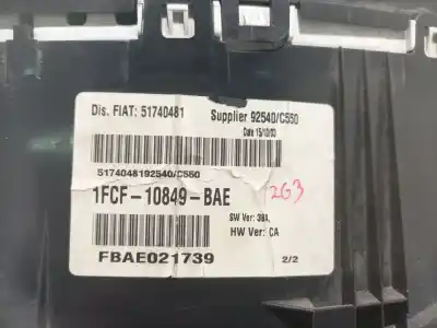 Автозапчастина б/у панель інструментів для fiat stilo (192) 1.9 jtd cat посилання на oem iam 51740481  