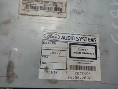 Second-hand car spare part audio system / radio cd for ford focus ii (da_, hcp, dp) 1.6 tdci oem iam references 7m5t18c939jd  