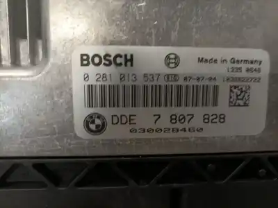 Автозапчасти б/у блок управления двигателем за bmw 1 (e87) 118 d ссылки oem iam 0281013537  